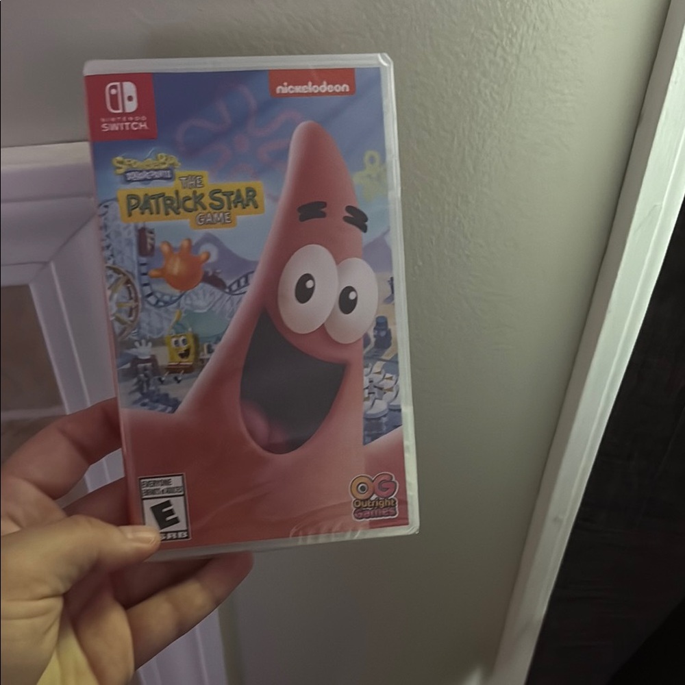 Nickelodeon Patrick Star Game for Nintendo Switch - Pink and Blue